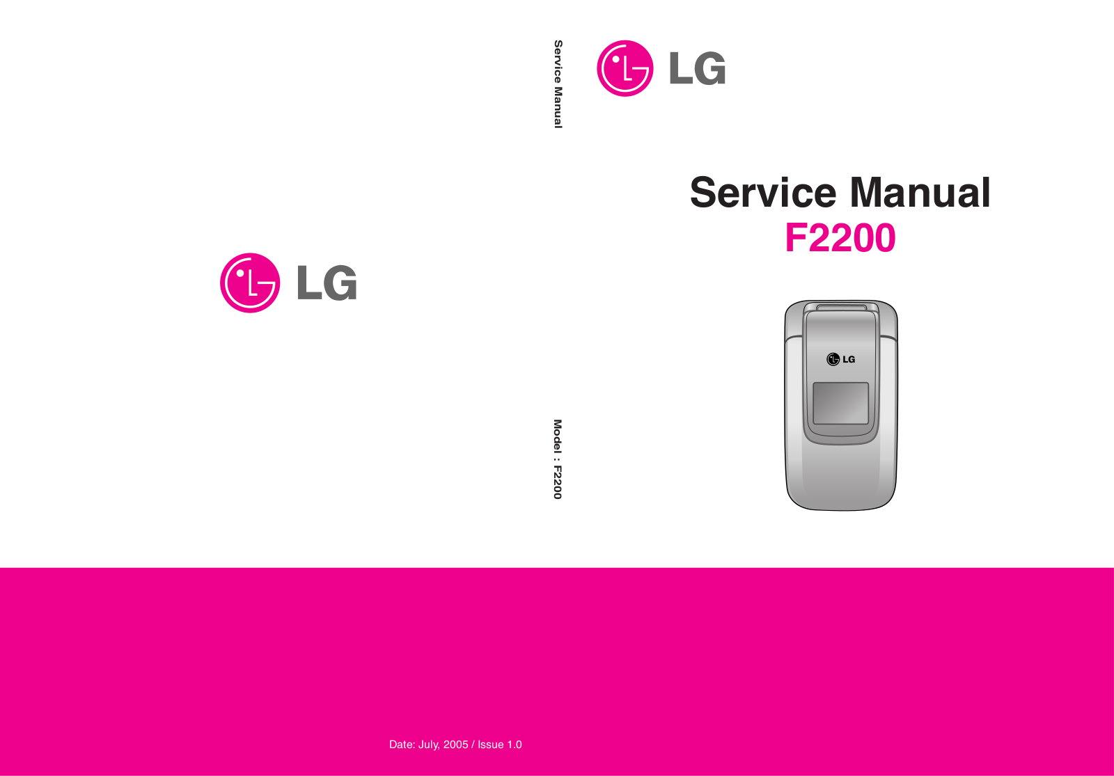 LG F2200 Service Manual