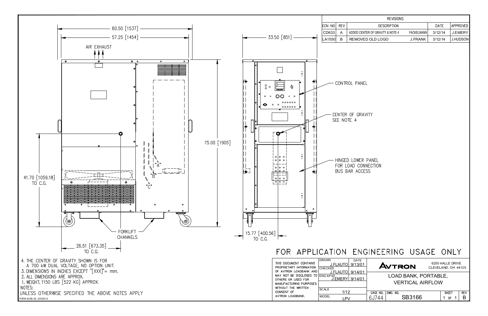 Emerson LPV500, LPV700 Diagrams and Drawings