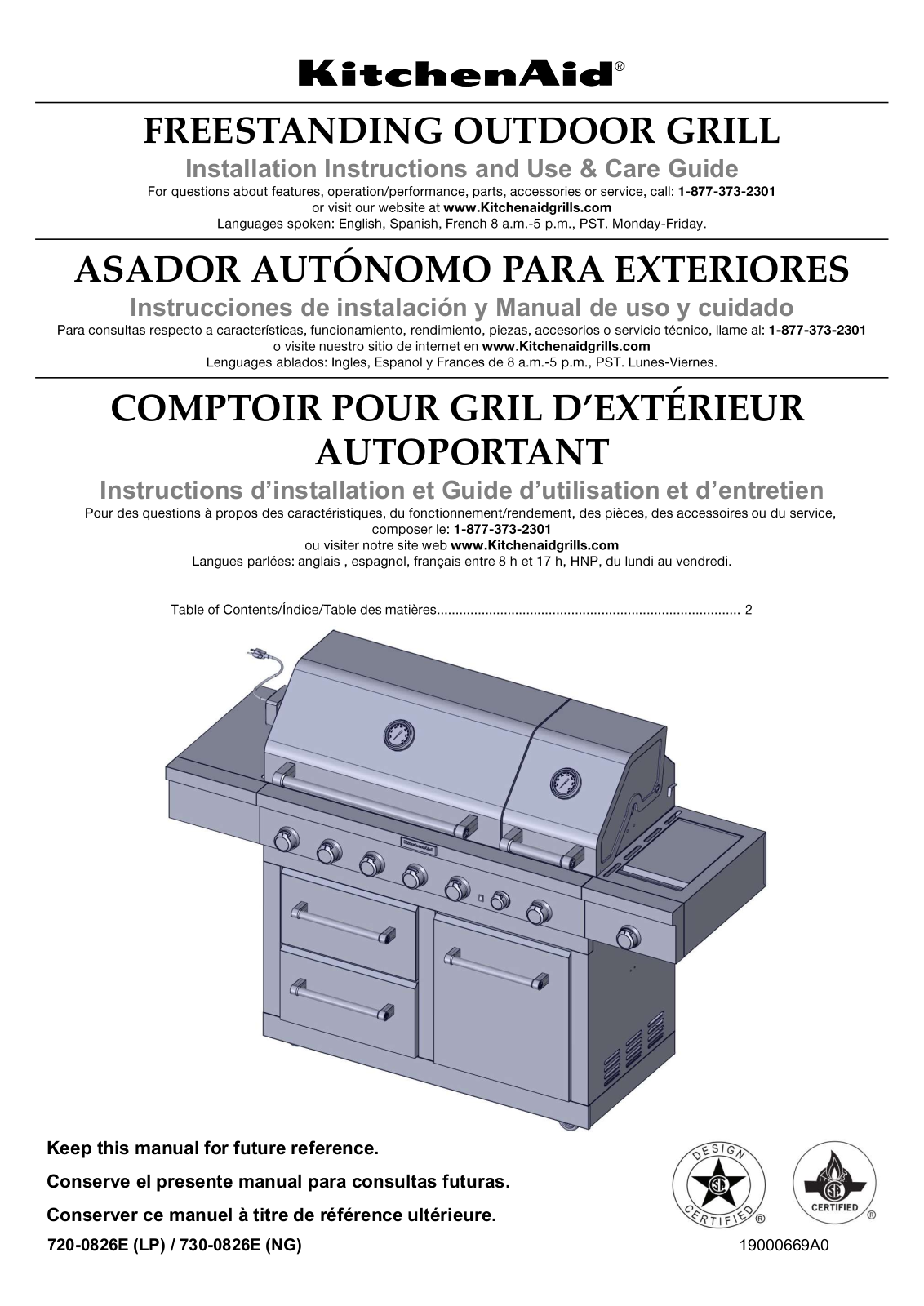 Kitchenaid 720-0826e Owner's Manual