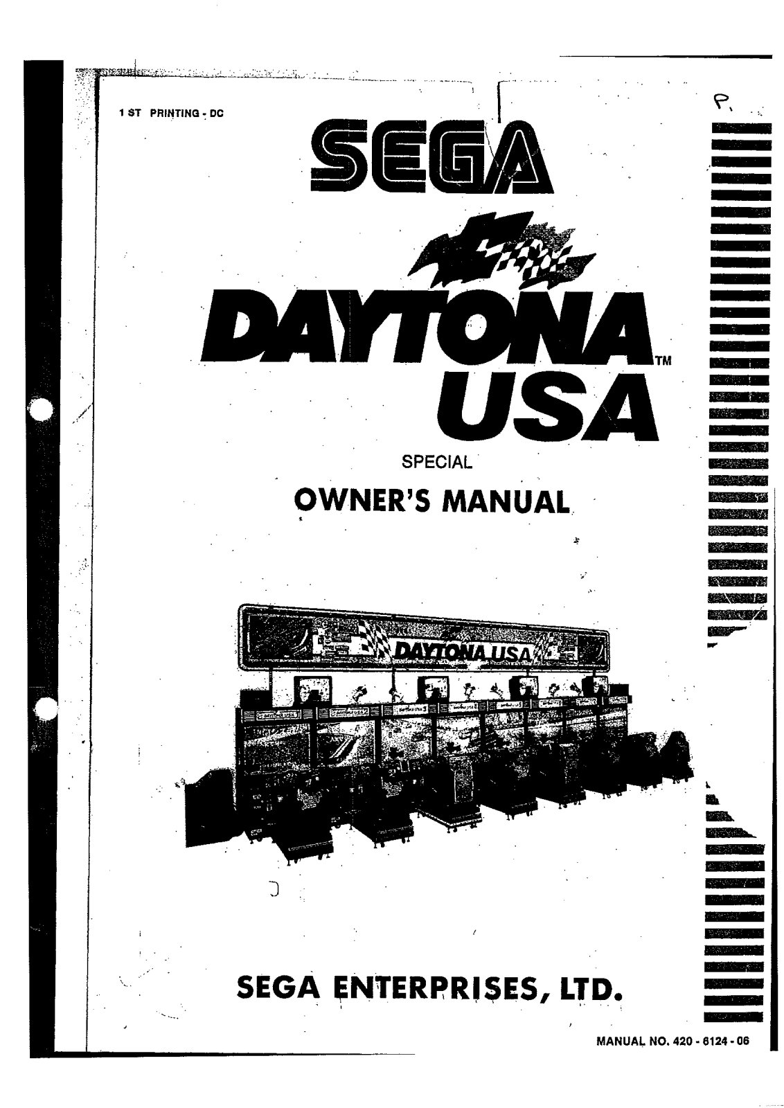 Sega DAYTONA SPECIAL User Manual