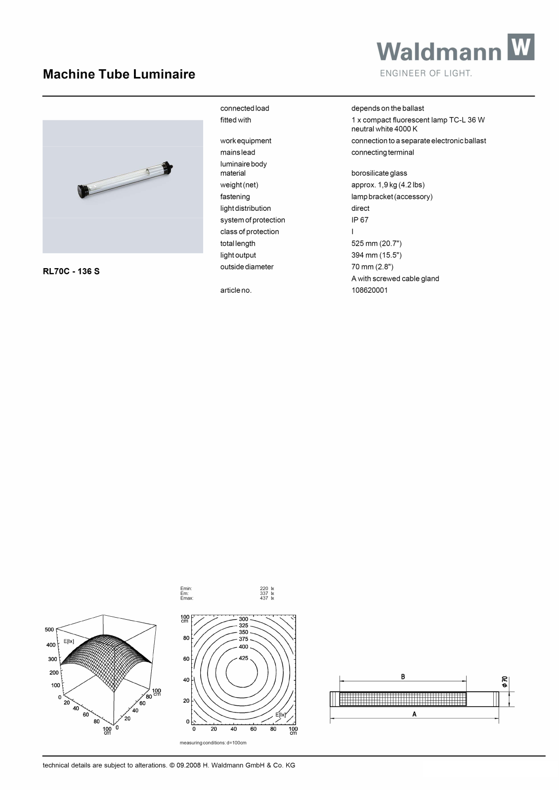 Waldmann 108620001 Information guide