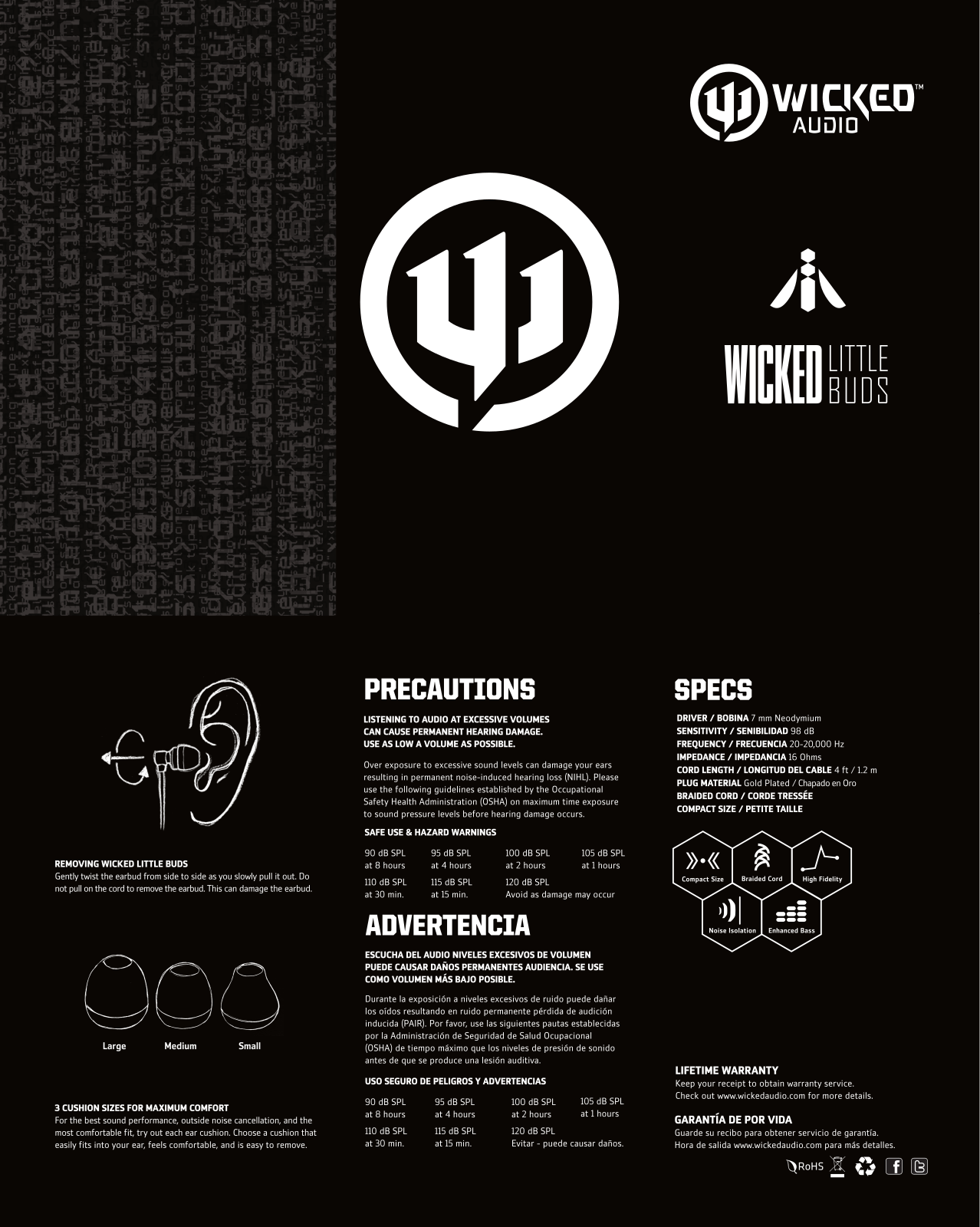 Wicked Audio Wicked Little Buds User Manual