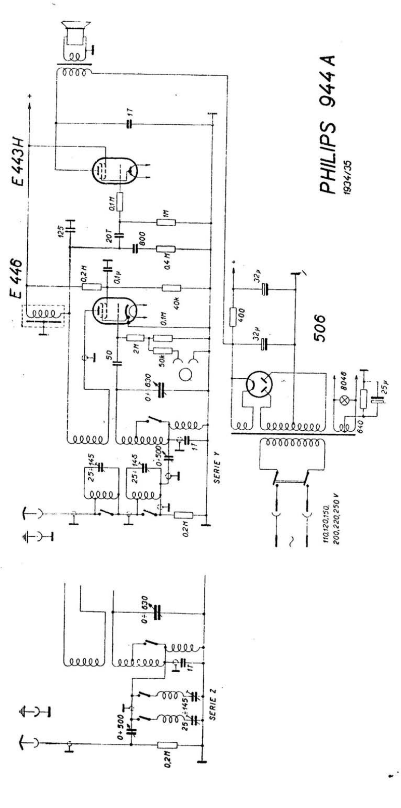 Philips 944-A Schematic