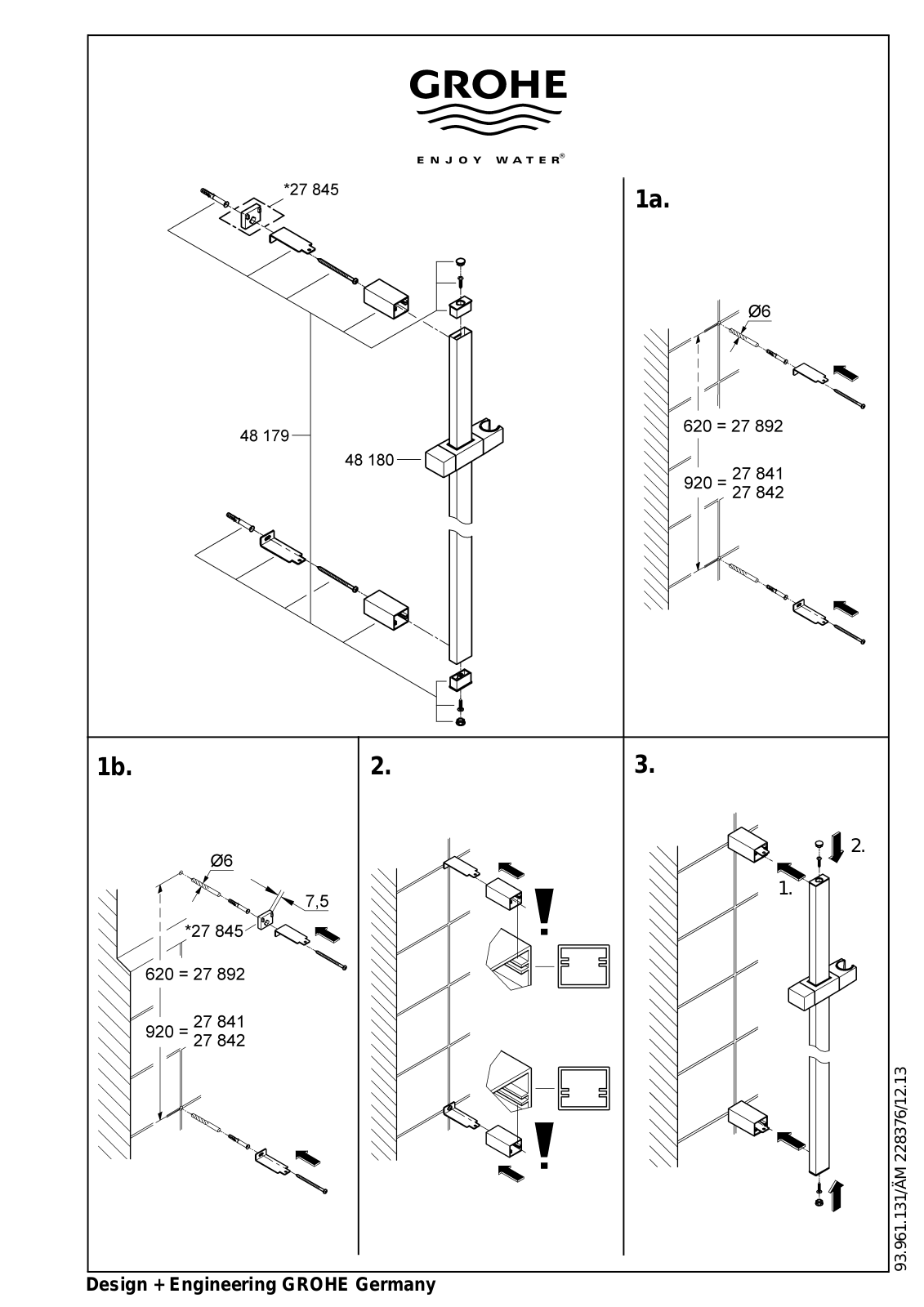 Grohe 93.961.131 Installation Drawing