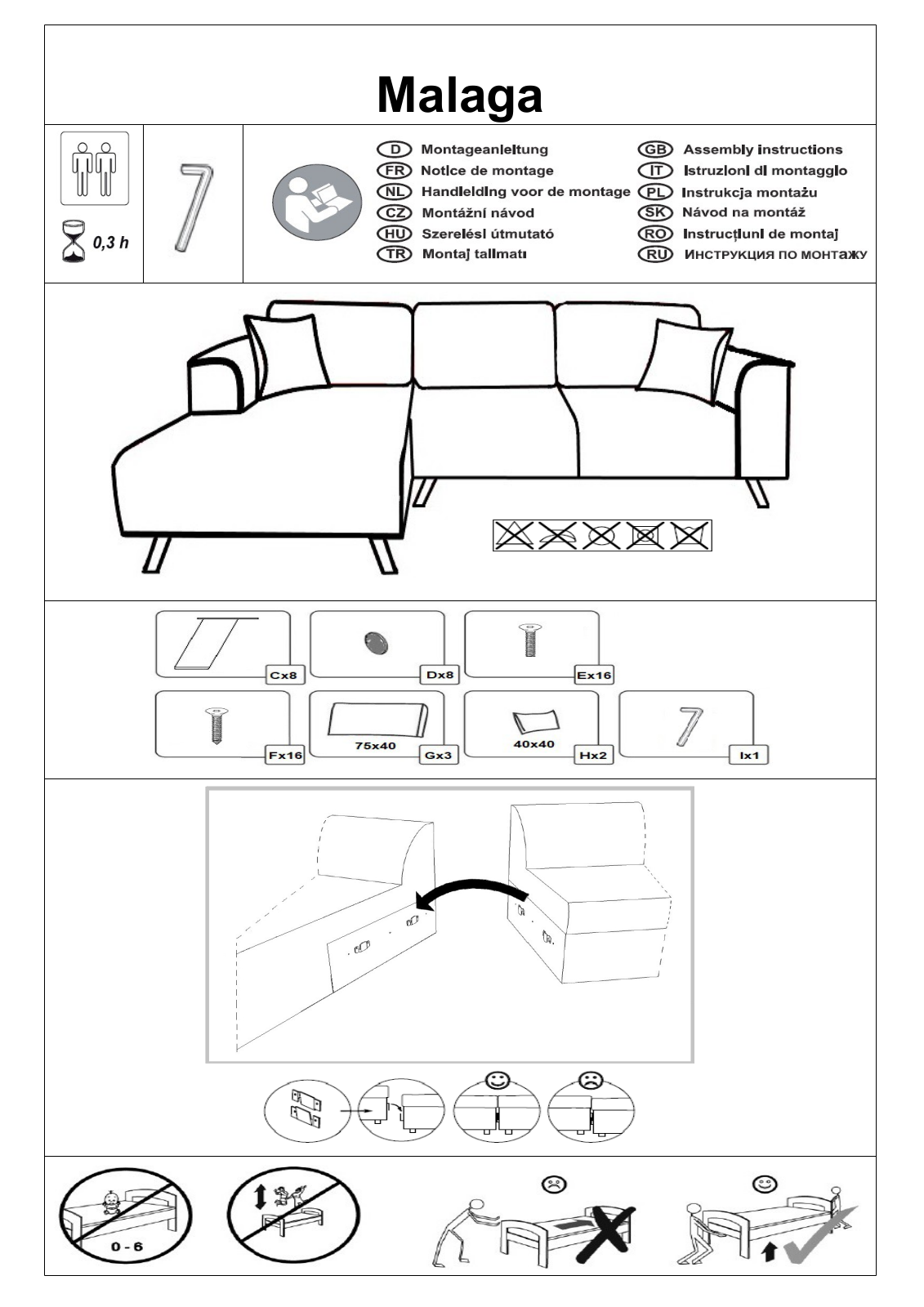 INOSIGN Malaga Assembly instructions - ManualMachine.com