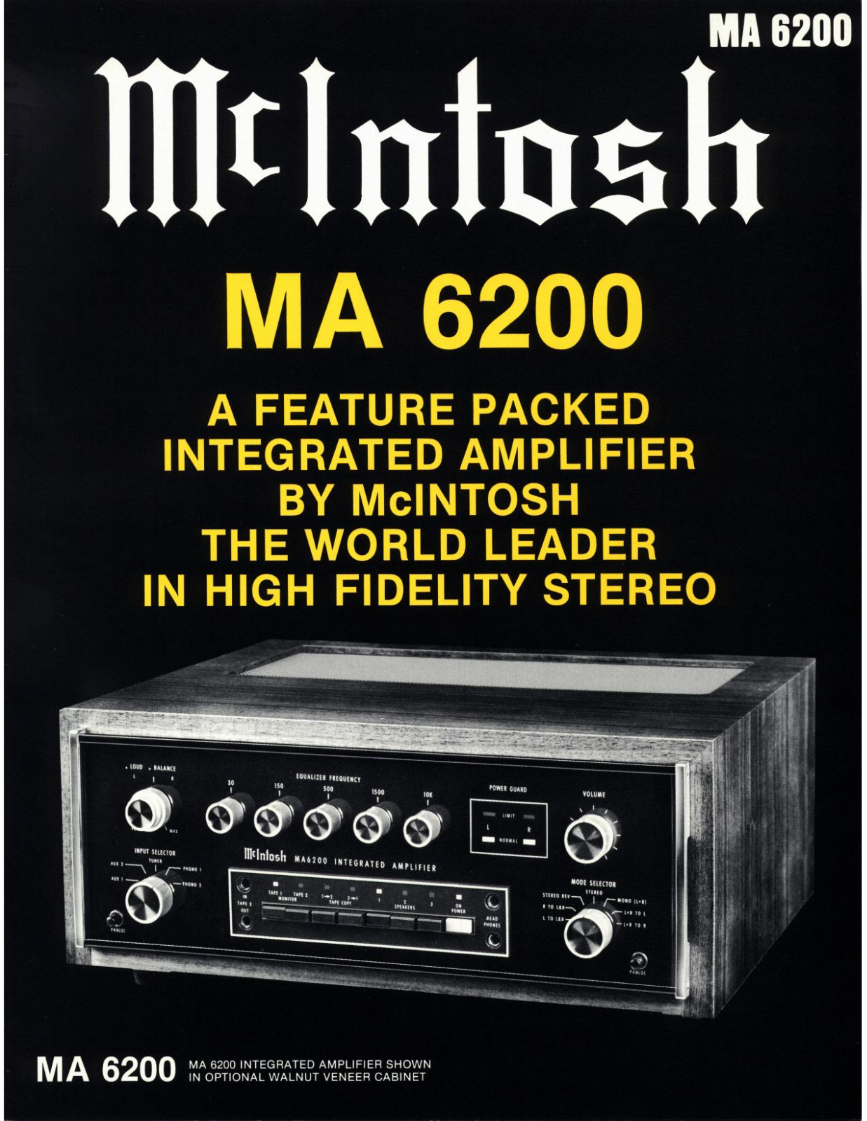 McIntosh MA-6200 Brochure