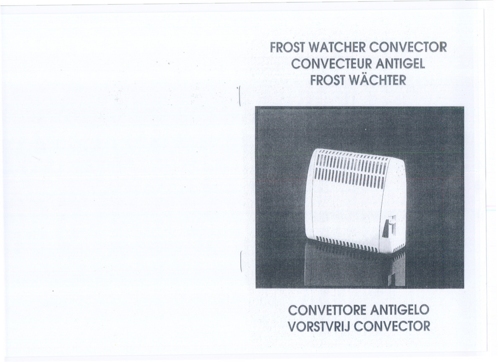 Aurora FW 100 Instructions