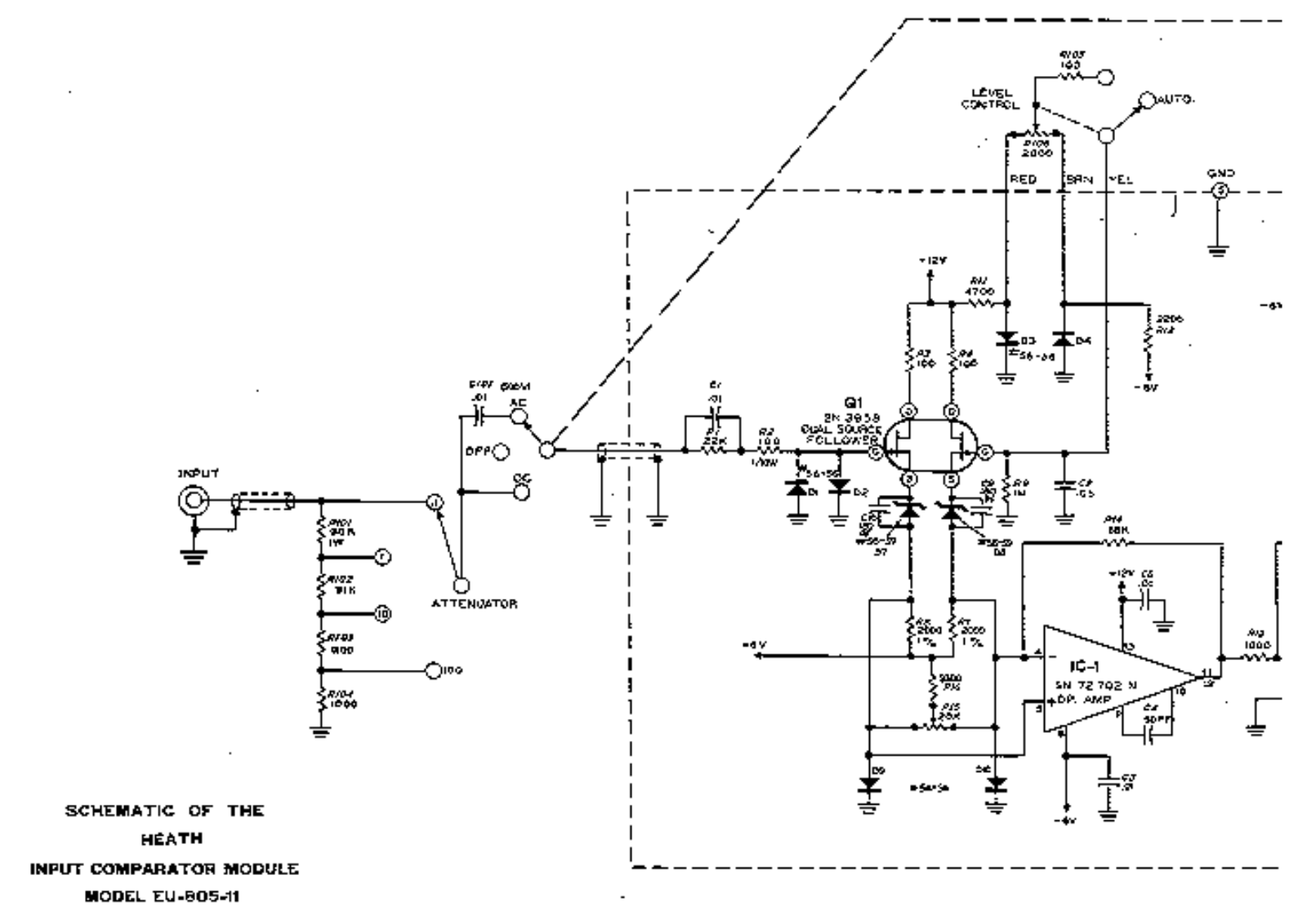 Heathkit eu 805 schematic