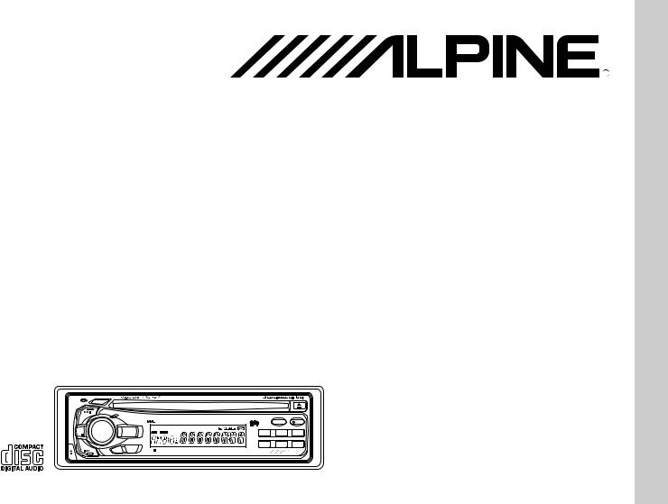 Alpine CDA-7838, CDA-7839 Owners Manual