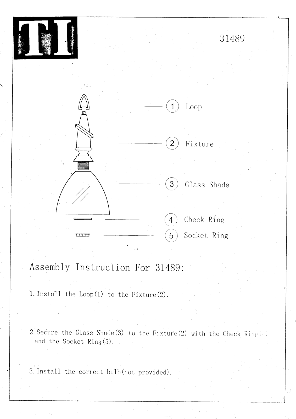 Triarch 31489 User Manual