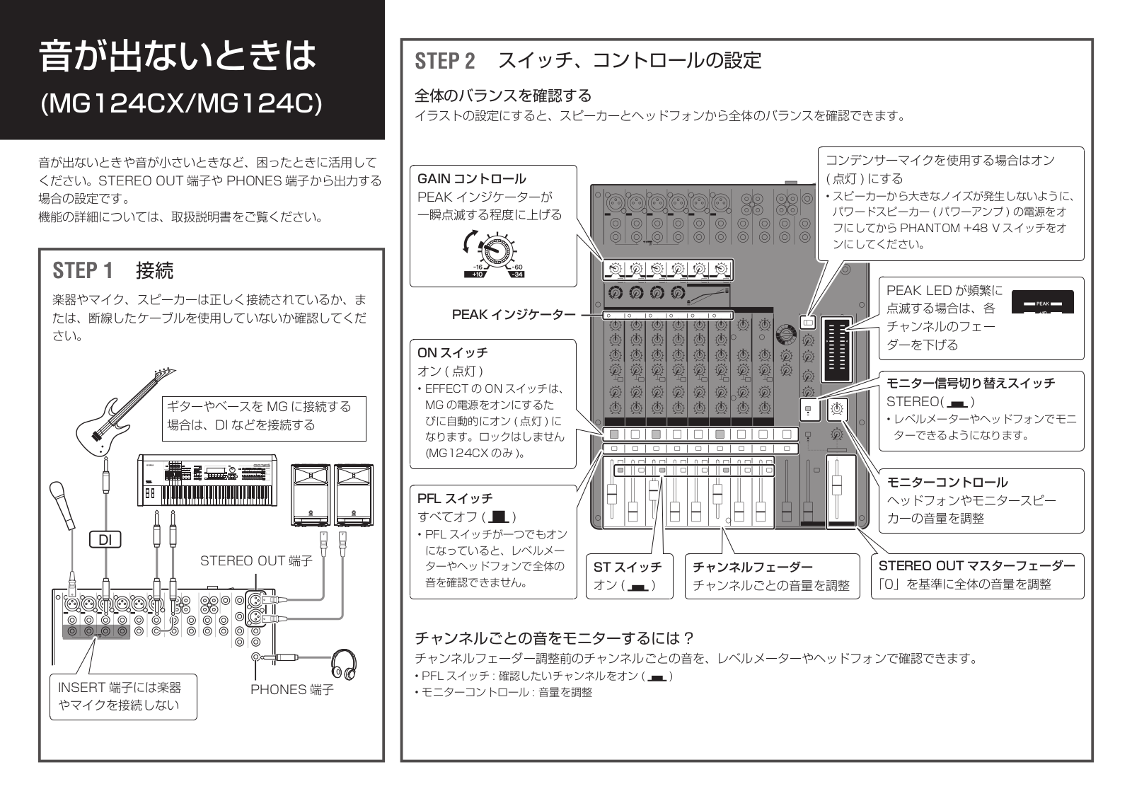 Yamaha MG124C, MG124CX User Manual