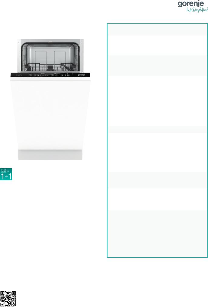 Gorenje GV 53111 User Manual