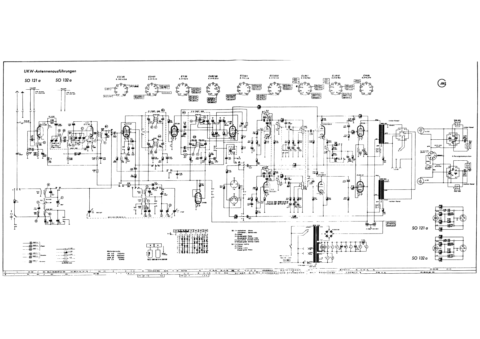 Grundig so121a, so132a schematic