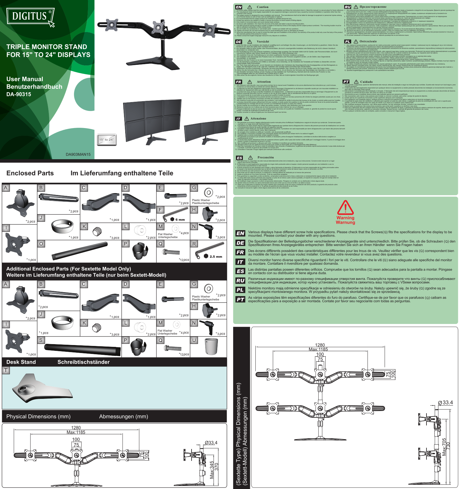 Digitus DA-90315 User manual