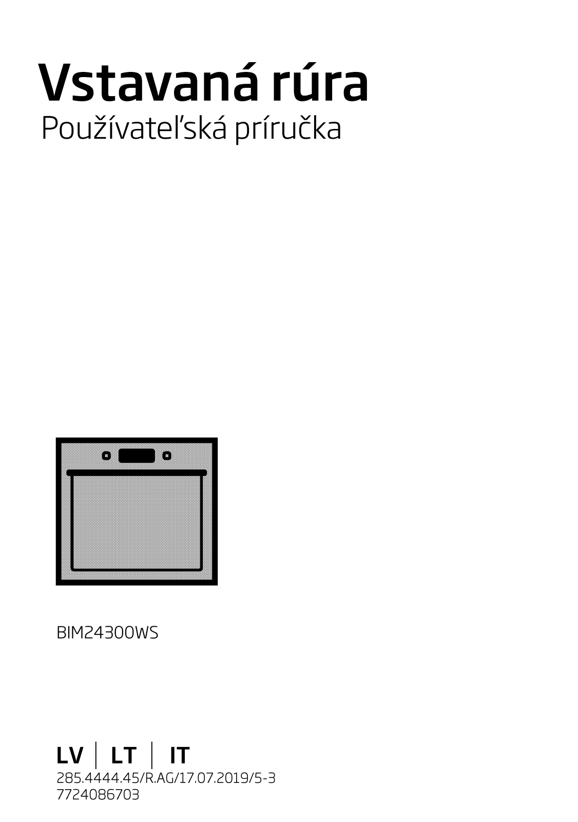 Beko BIM24300WS User manual