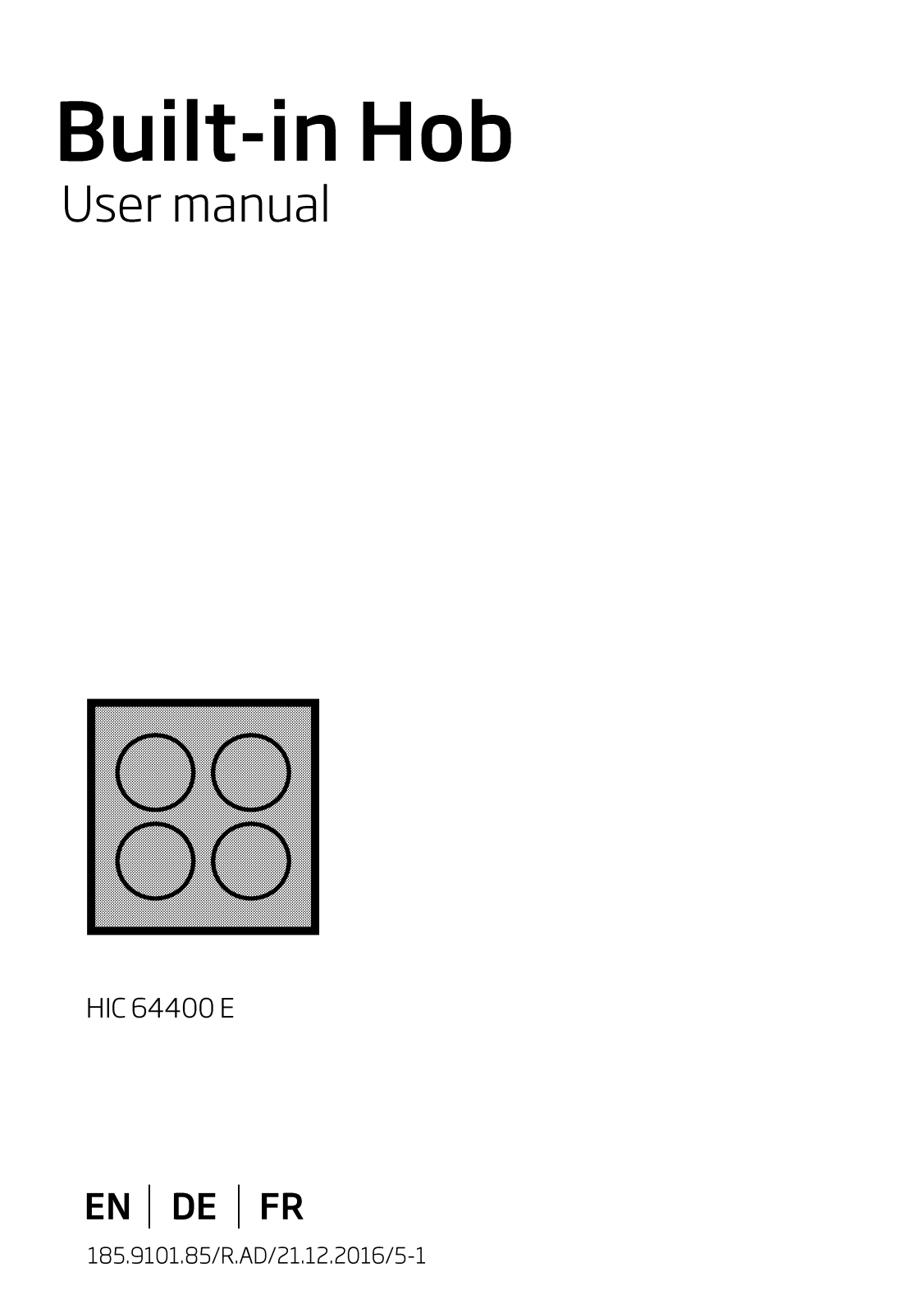 Beko HIC64400E User manual