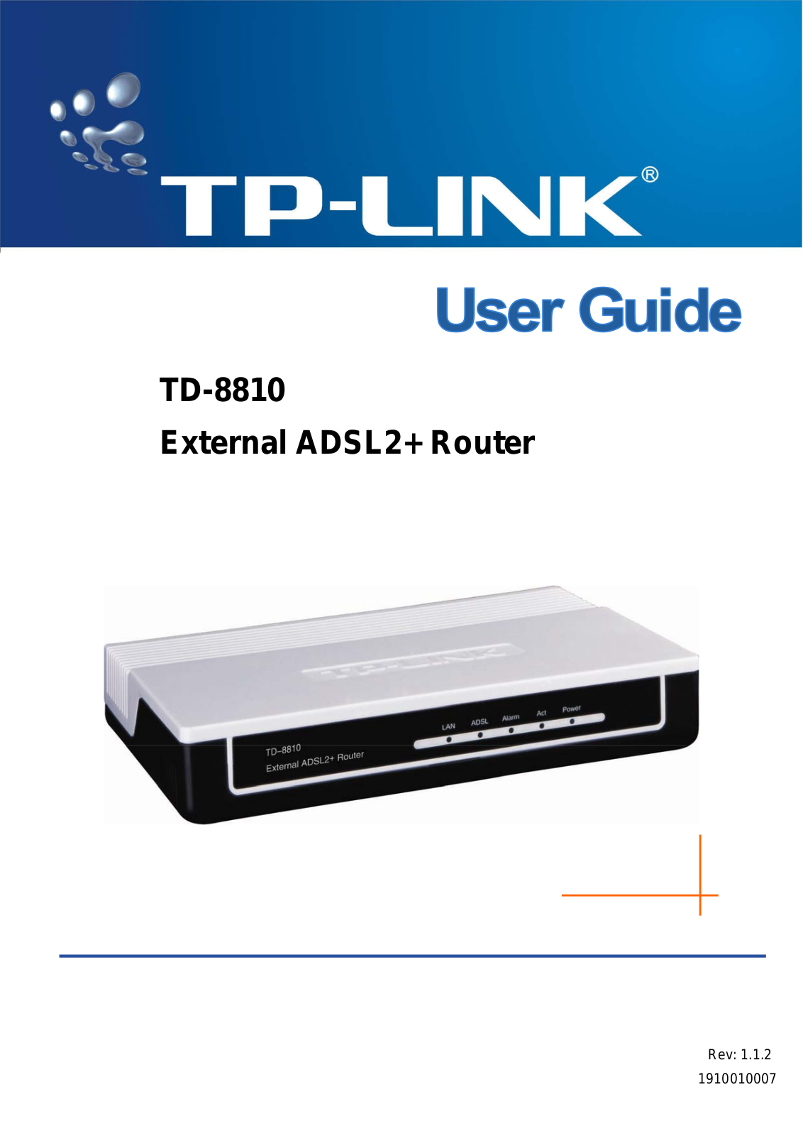 TP-LINK TD-8810 User Guide