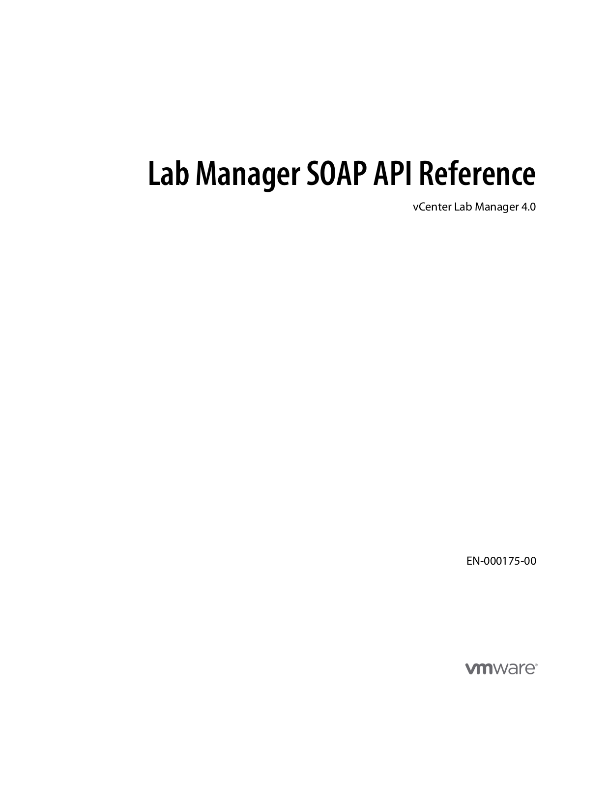 VMware vCenter Lab Manager - 4.0 User Manual