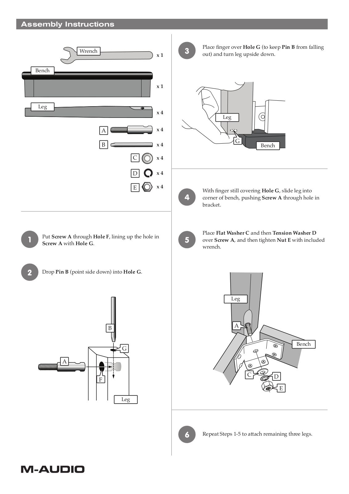 M-Audio Wrench User Manual