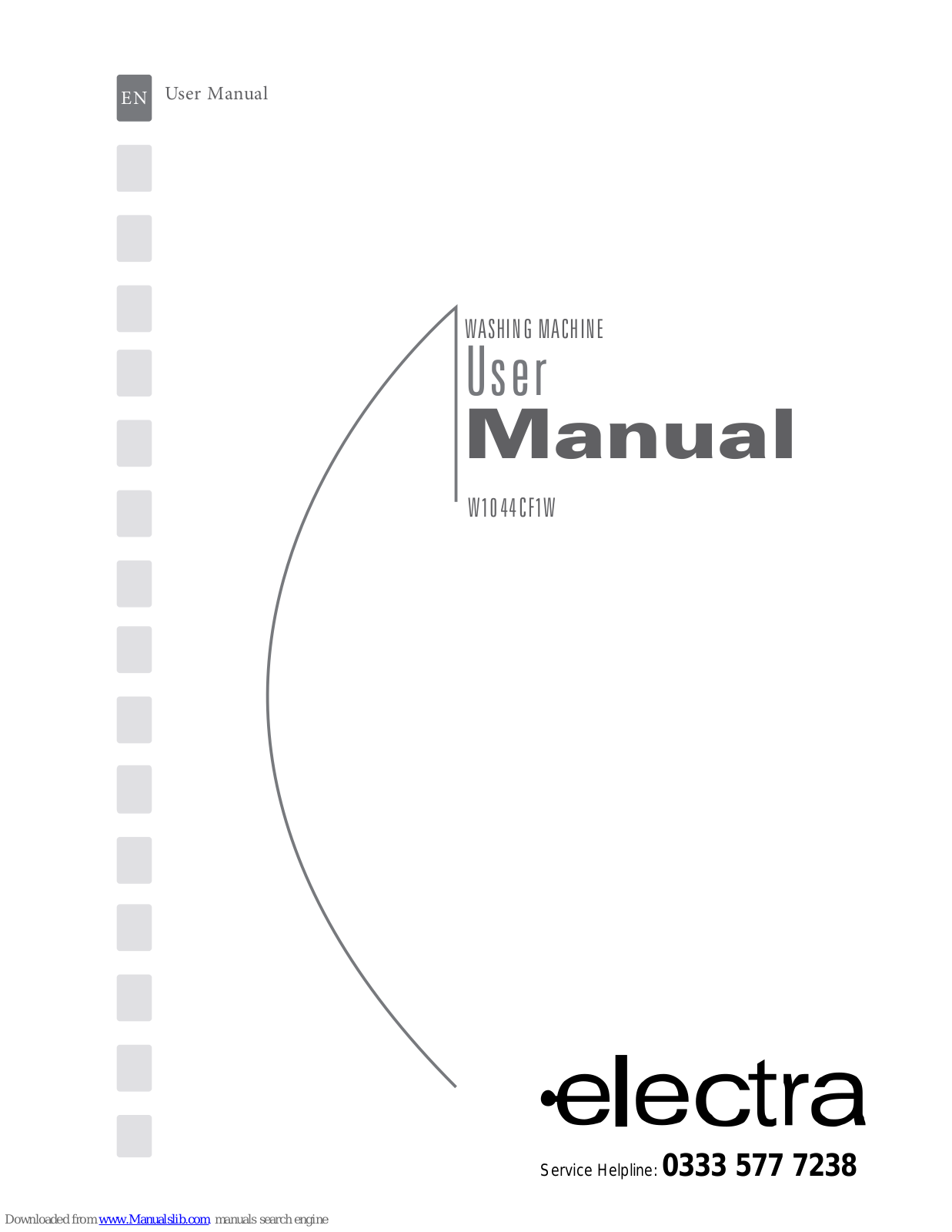 Electra W1044CF1W User Manual