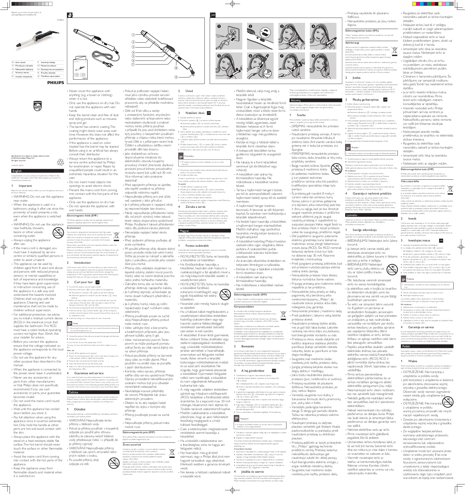 Philips HP8602 User Manual