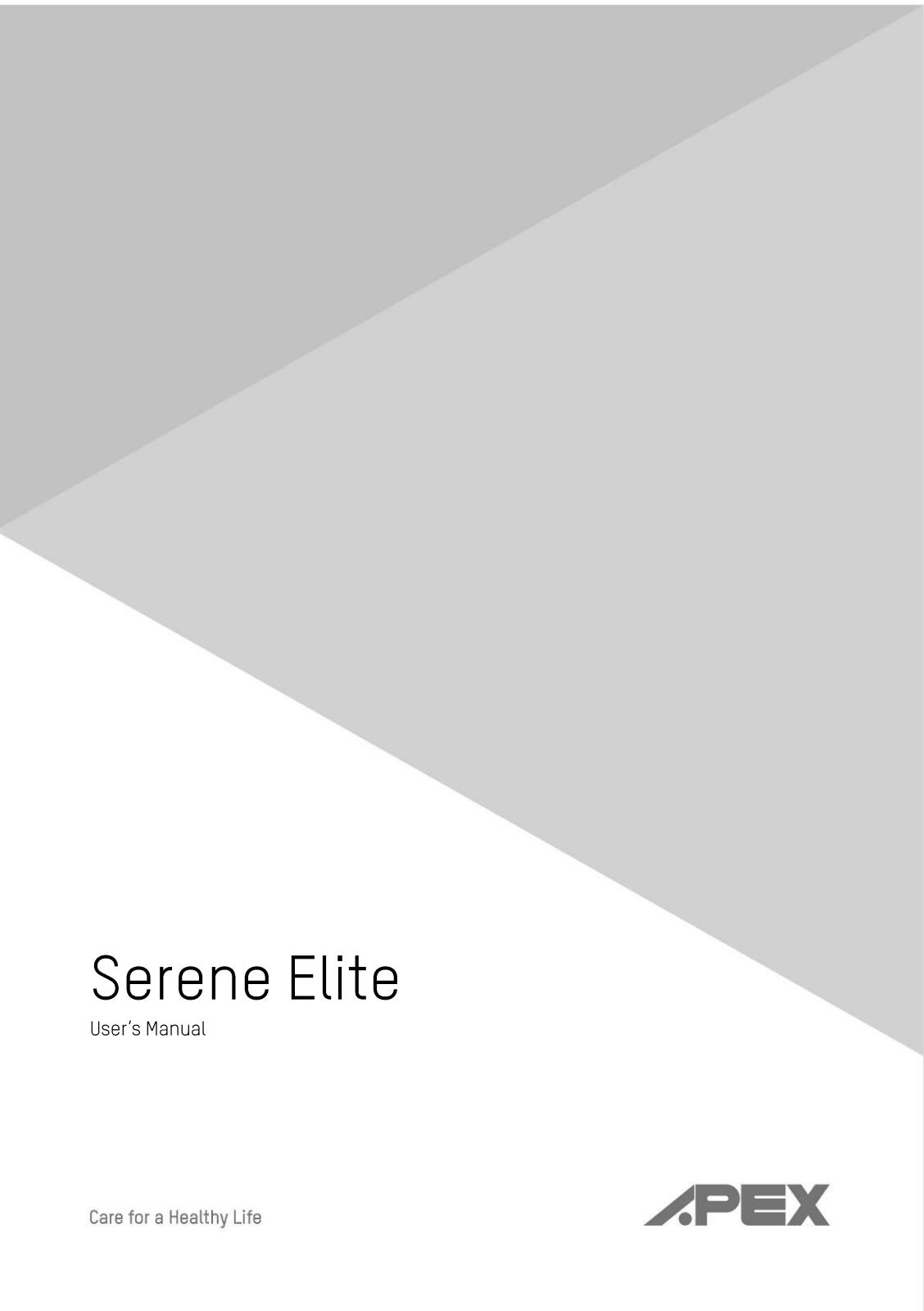 APEX Elite USER MANUAL - ManualMachine.com