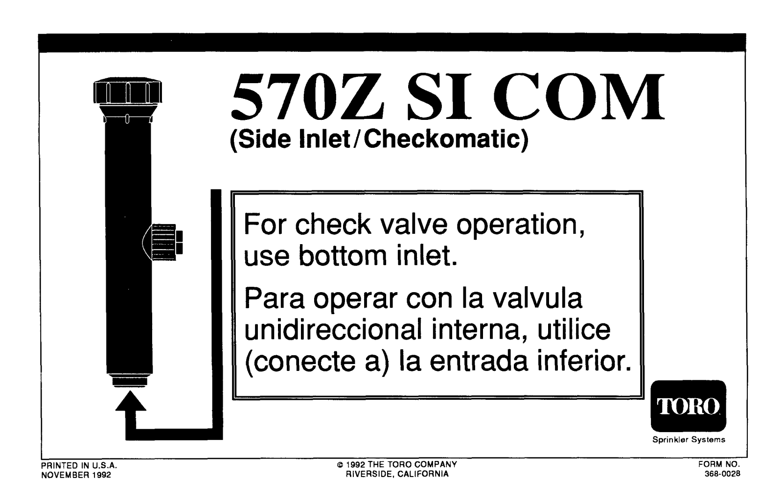 Toro 570Z Series, 570ZPR Series, 570Z PRX Series User Manual