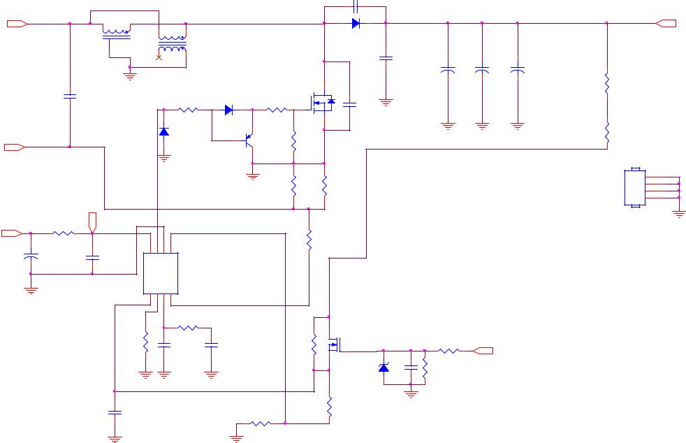 Philips 715G9309 PSU Schematic