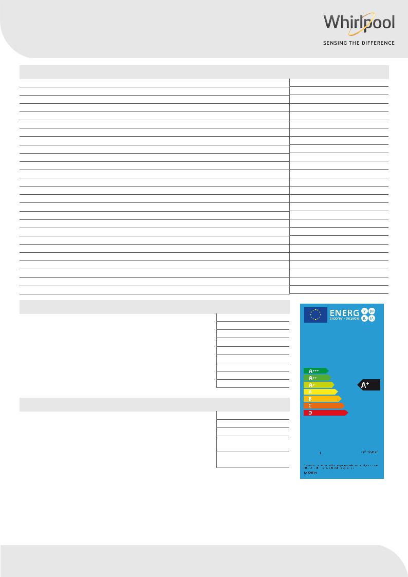 Whirlpool AKZ 6290/WH Product information