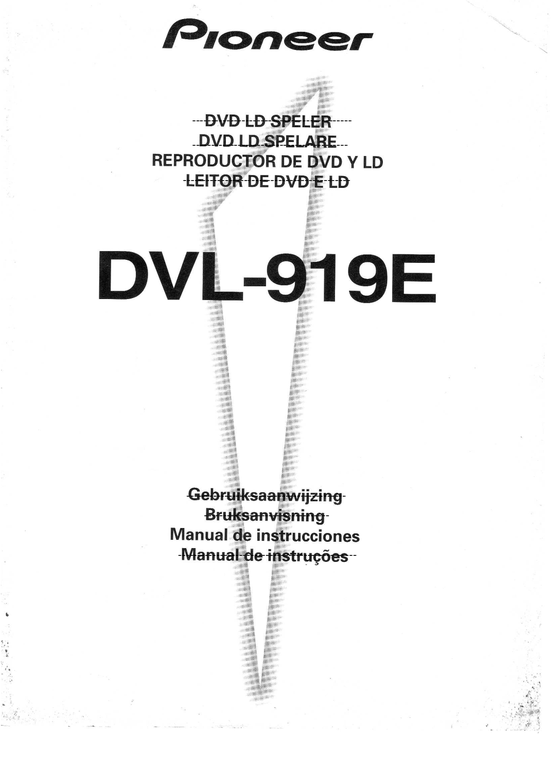 PIONEER DVL-919E User Manual