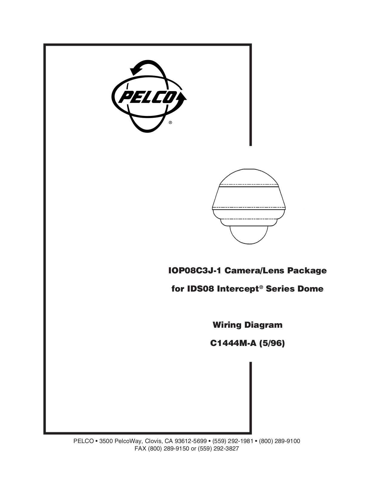 Pelco IOP08C3J-1 User Manual