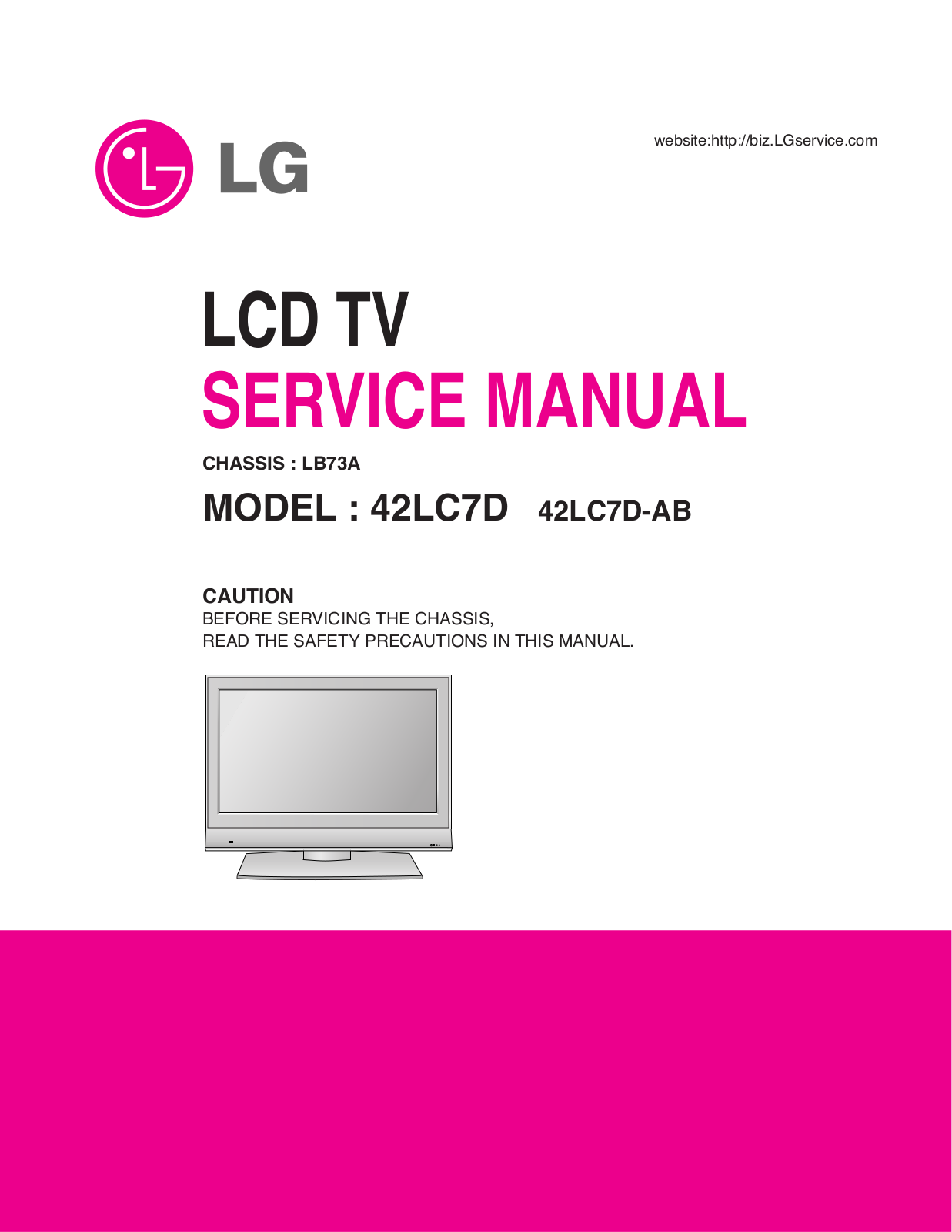 LG 42LC7D-AB Schematic