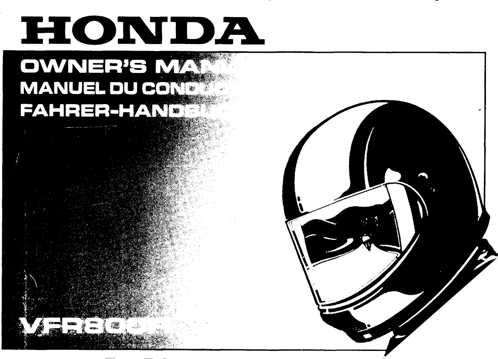 Honda VFR800FIY Owner's Manual