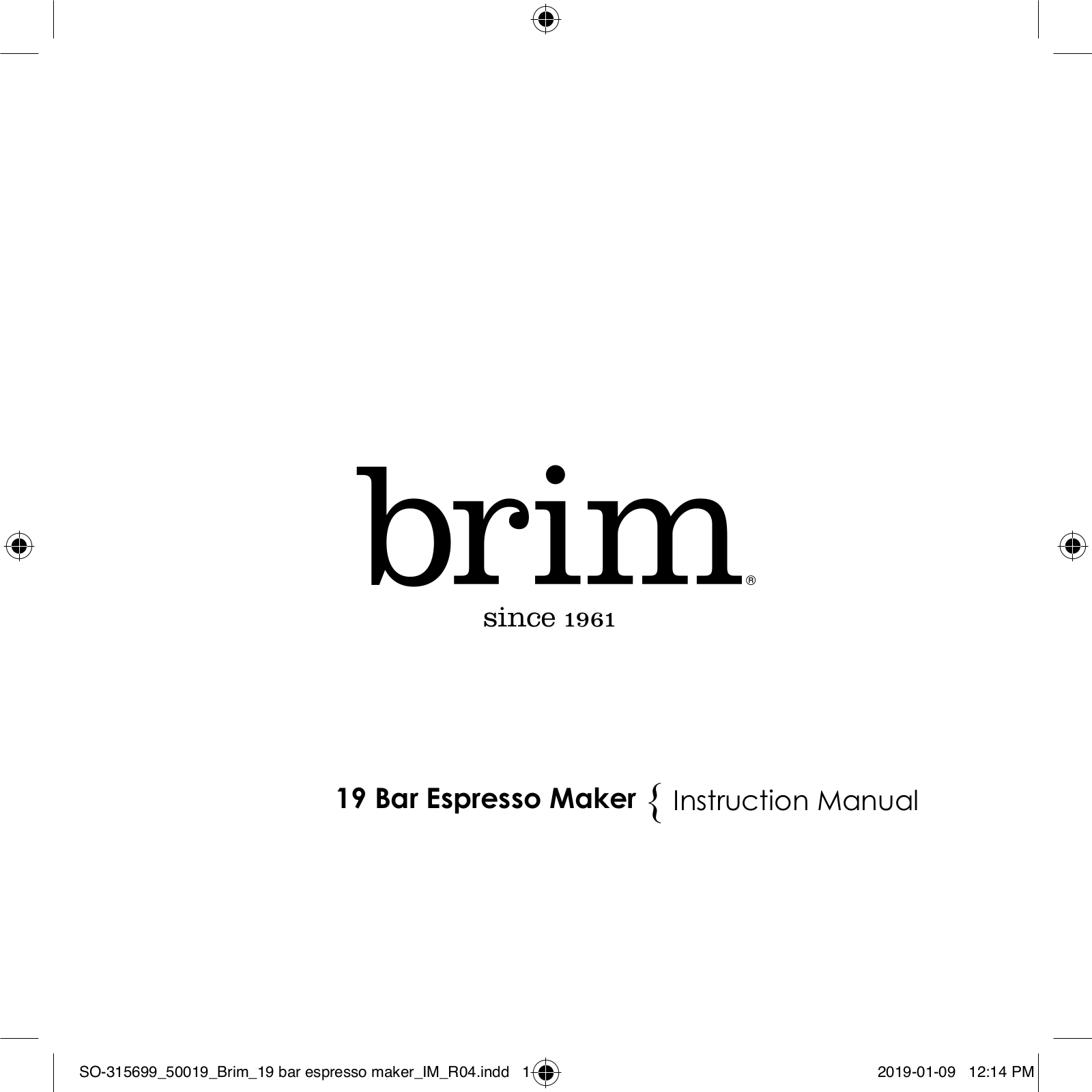 Brim 50019 User Manual - ManualMachine.com