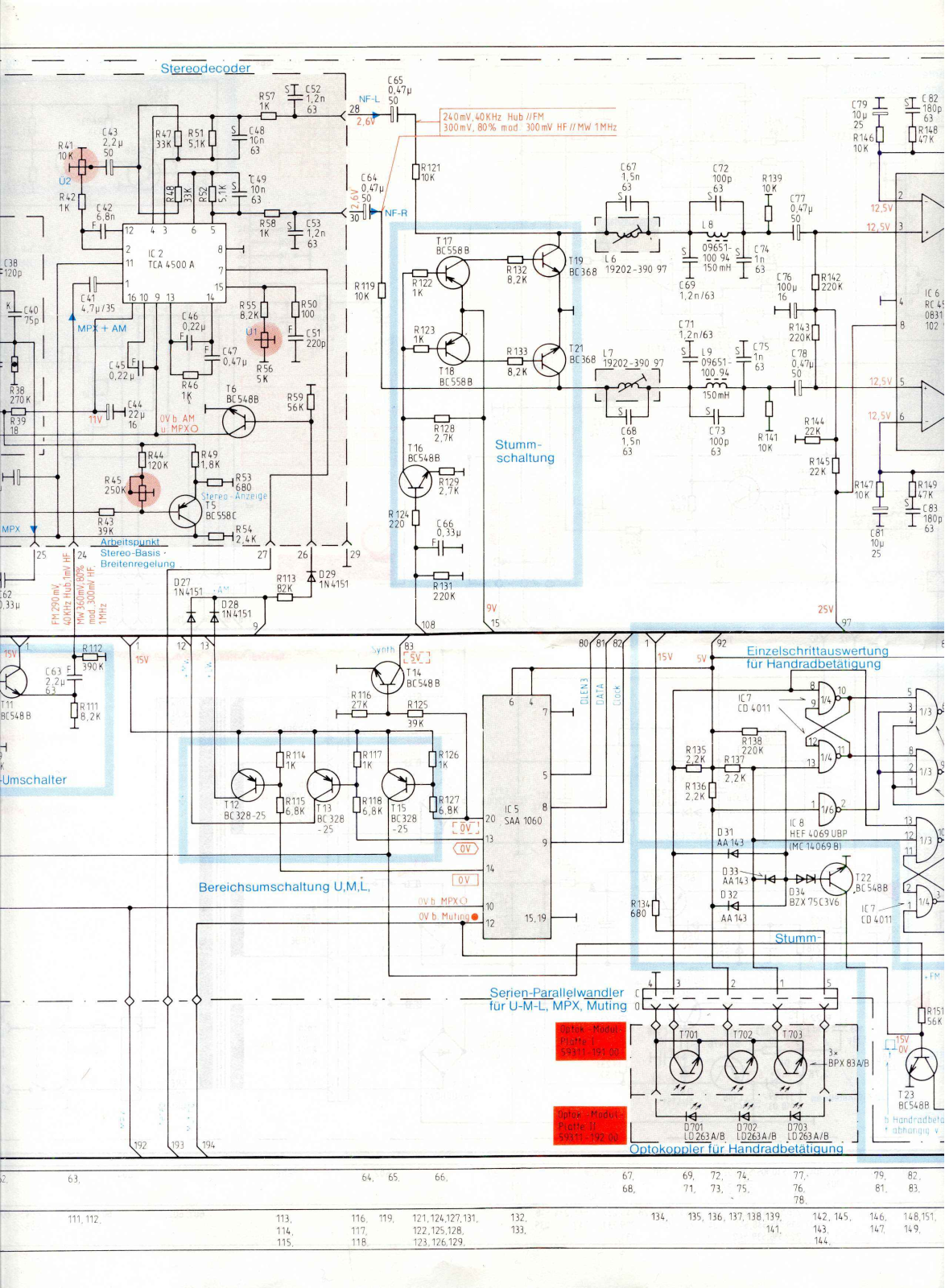 Grundig T-5000 Schematic