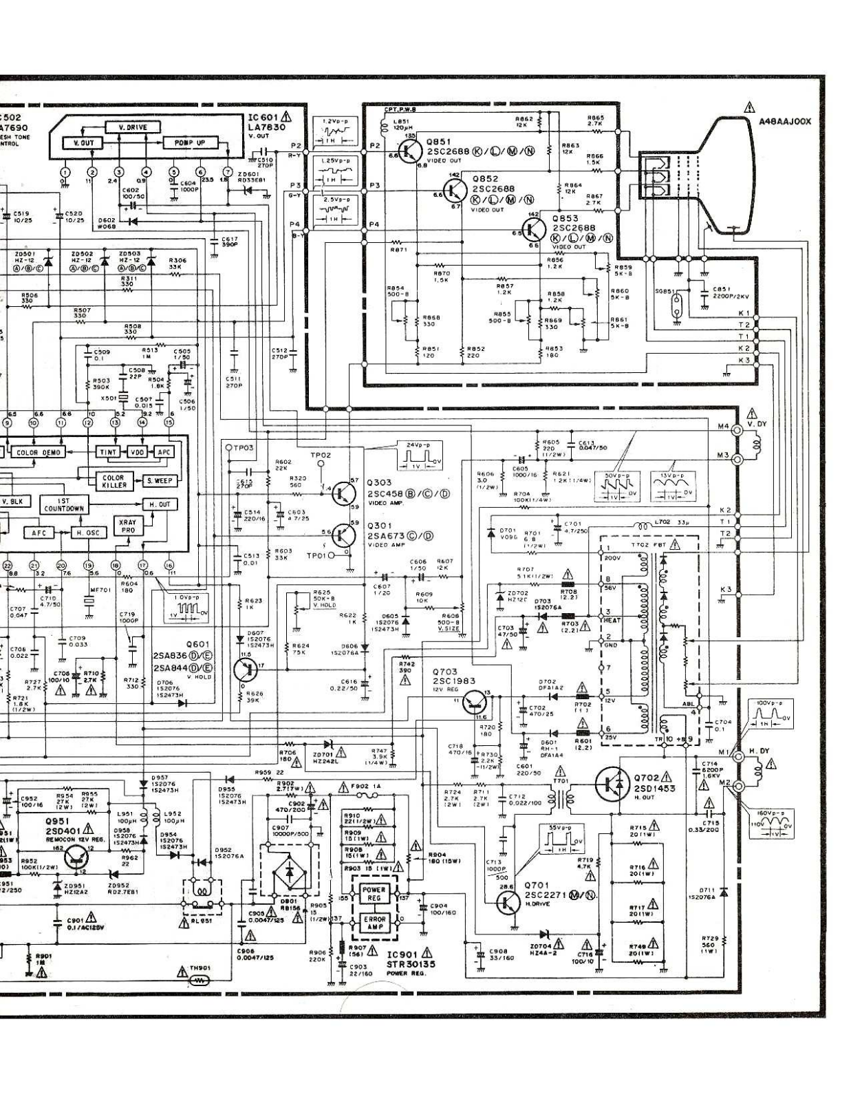 HITACHI CT1955 Diagram