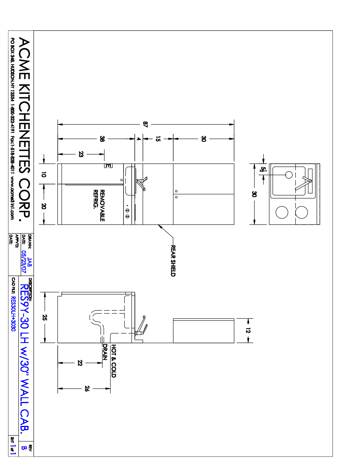 Acme RES9Y30 User Manual