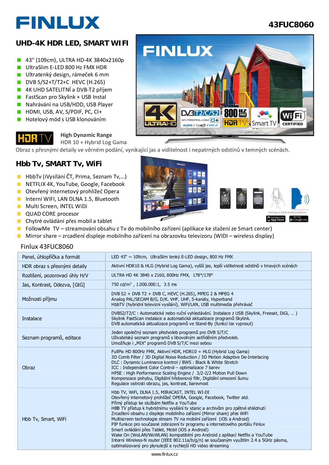 Finlux 43FUC8060 User Manual