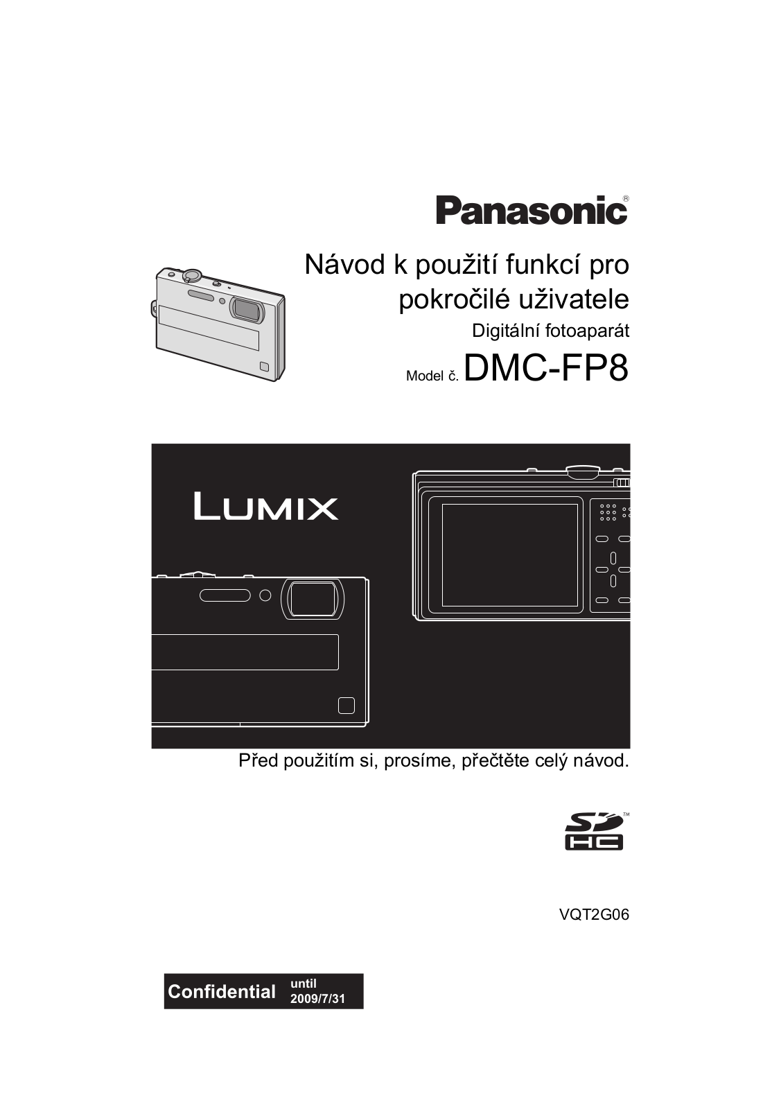Panasonic DMCFP8 User Manual