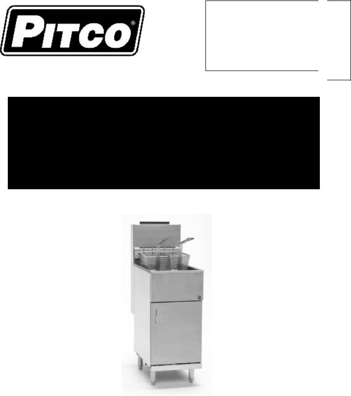 Pitco 35C+, 45C+ Operator’s Manual