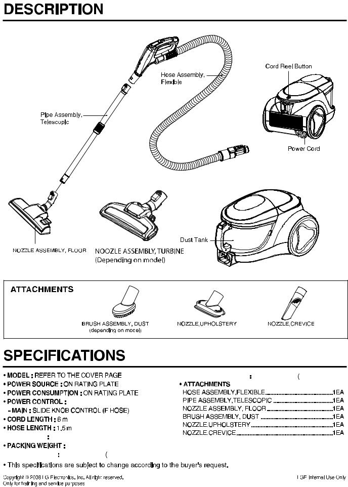 LG VB-8120HRF User Guide