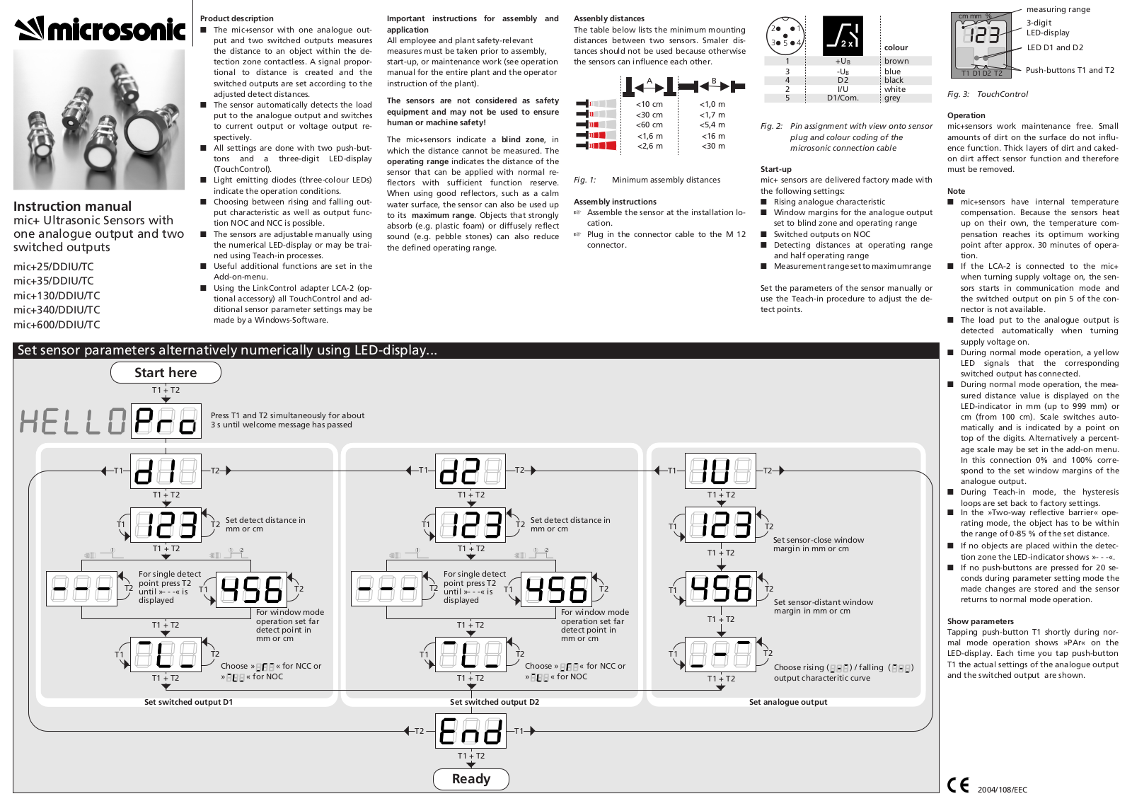 Microsonic mic+25-DDIU-TC User Manual