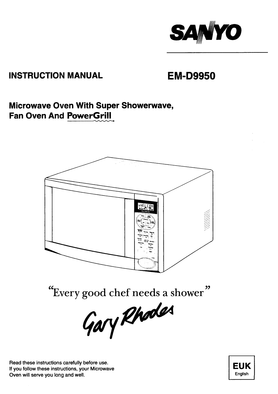 Sanyo EM-D9950 Instruction Manual