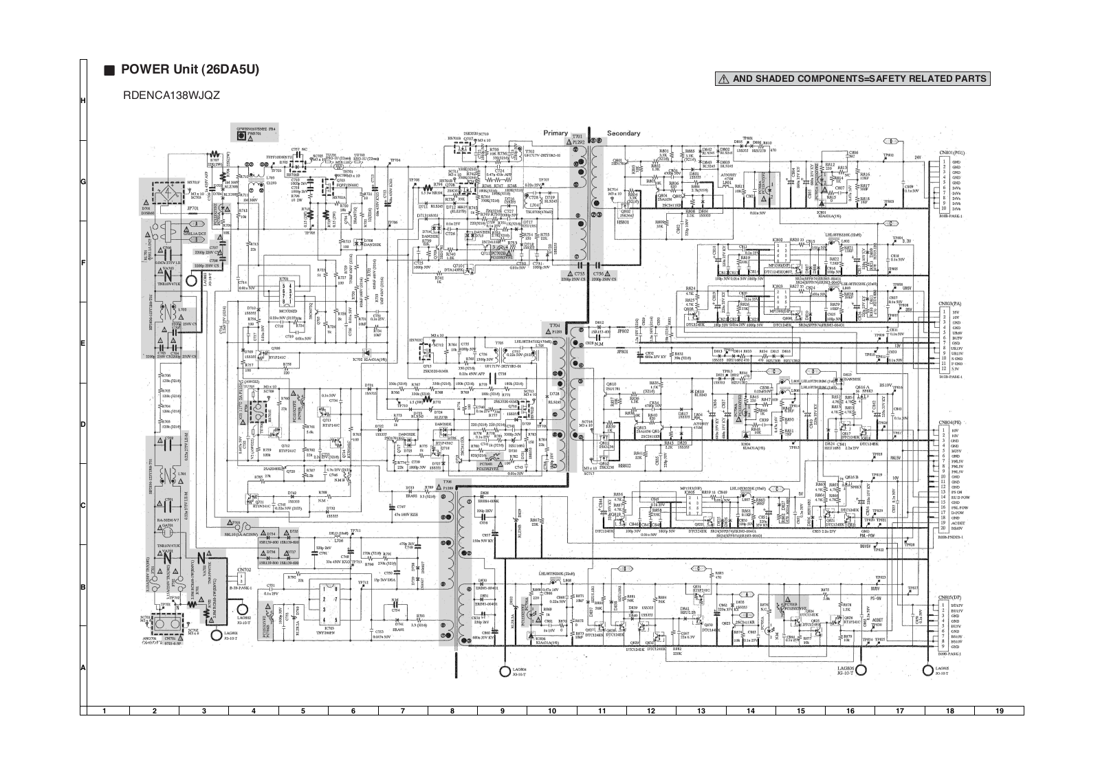 SHARP RDENCA138WJQZ schematic