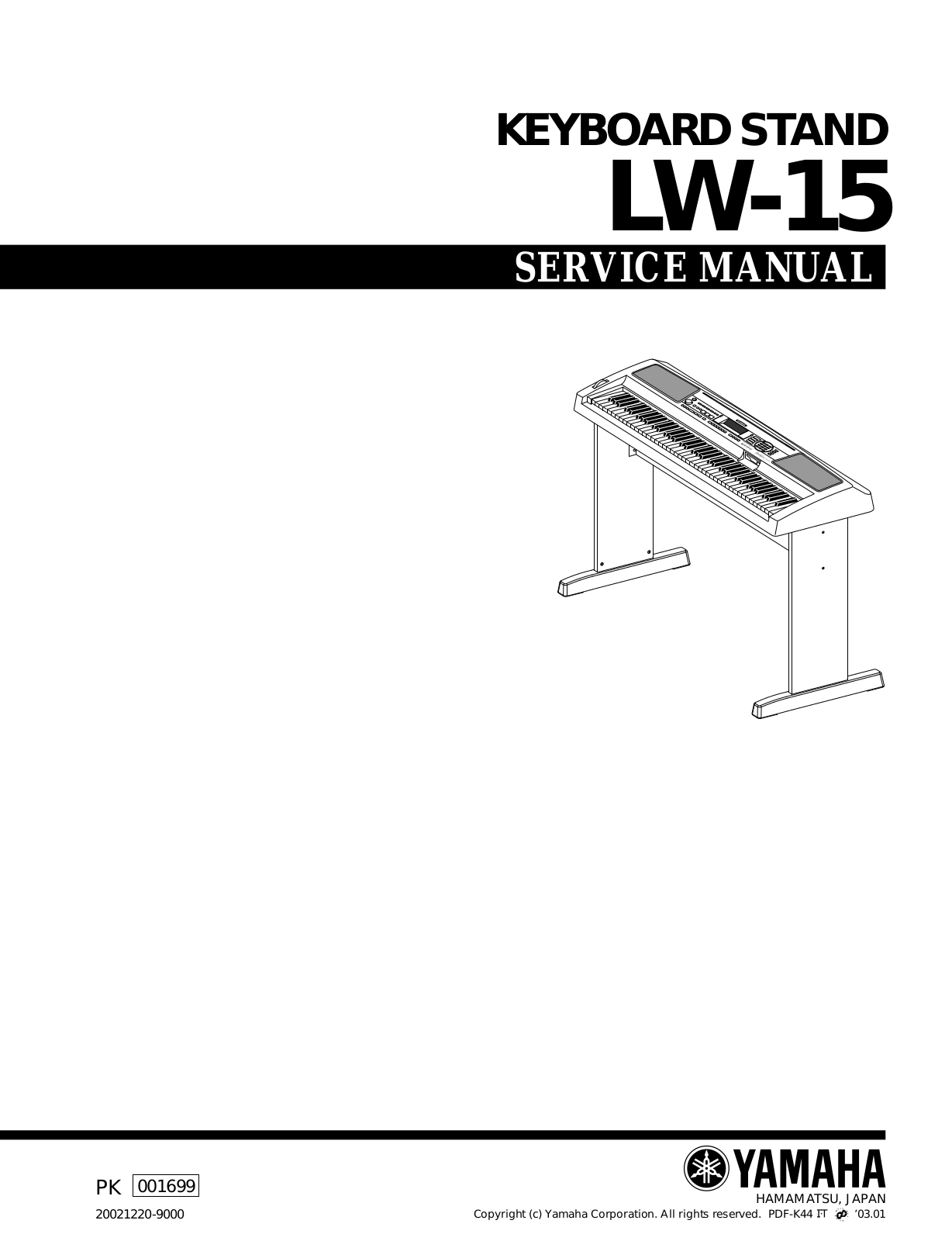 Yamaha lw-15 User Manual