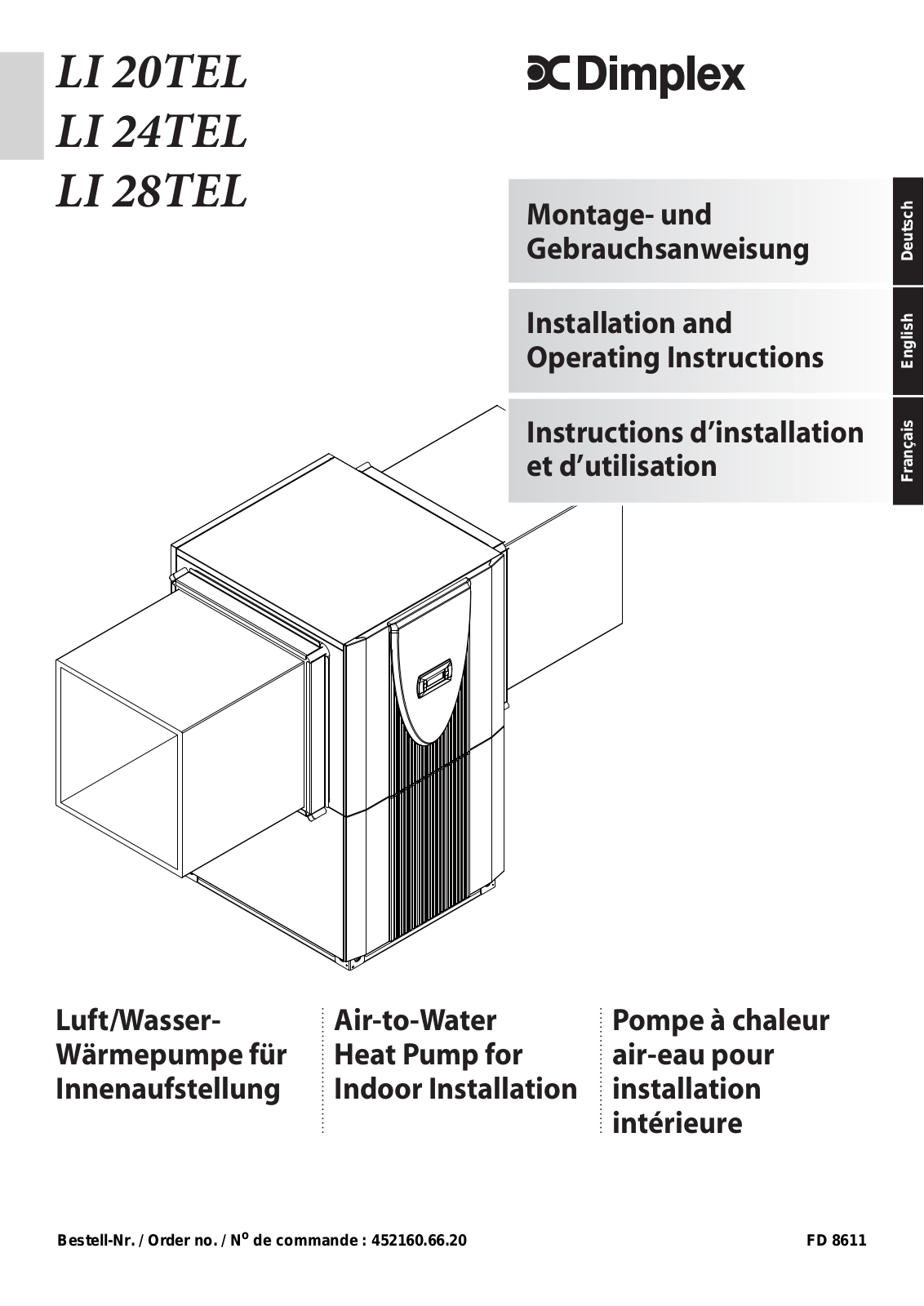 Dimplex LI 20TEL, LI 24 TEL, LI 28TEL User Manual