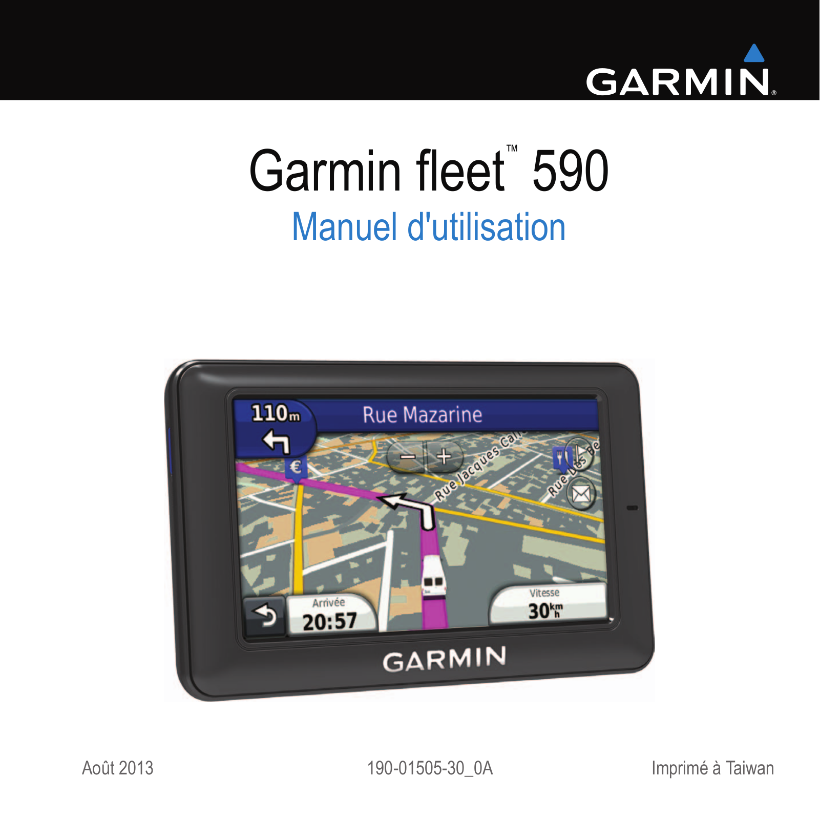 GARMIN Fleet 590 Instruction Manual