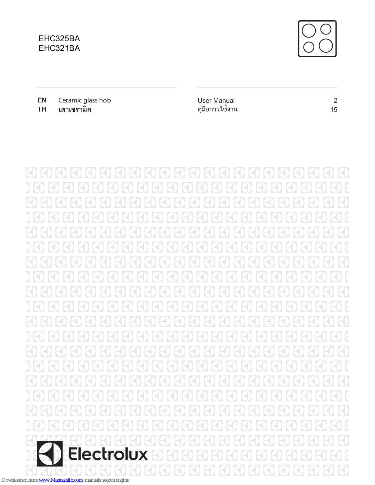 Electrolux EHC325BA, EHC321BA User Manual - ManualMachine.com