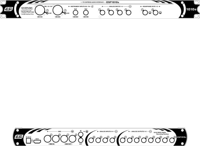 ESI ESP1010e User Manual