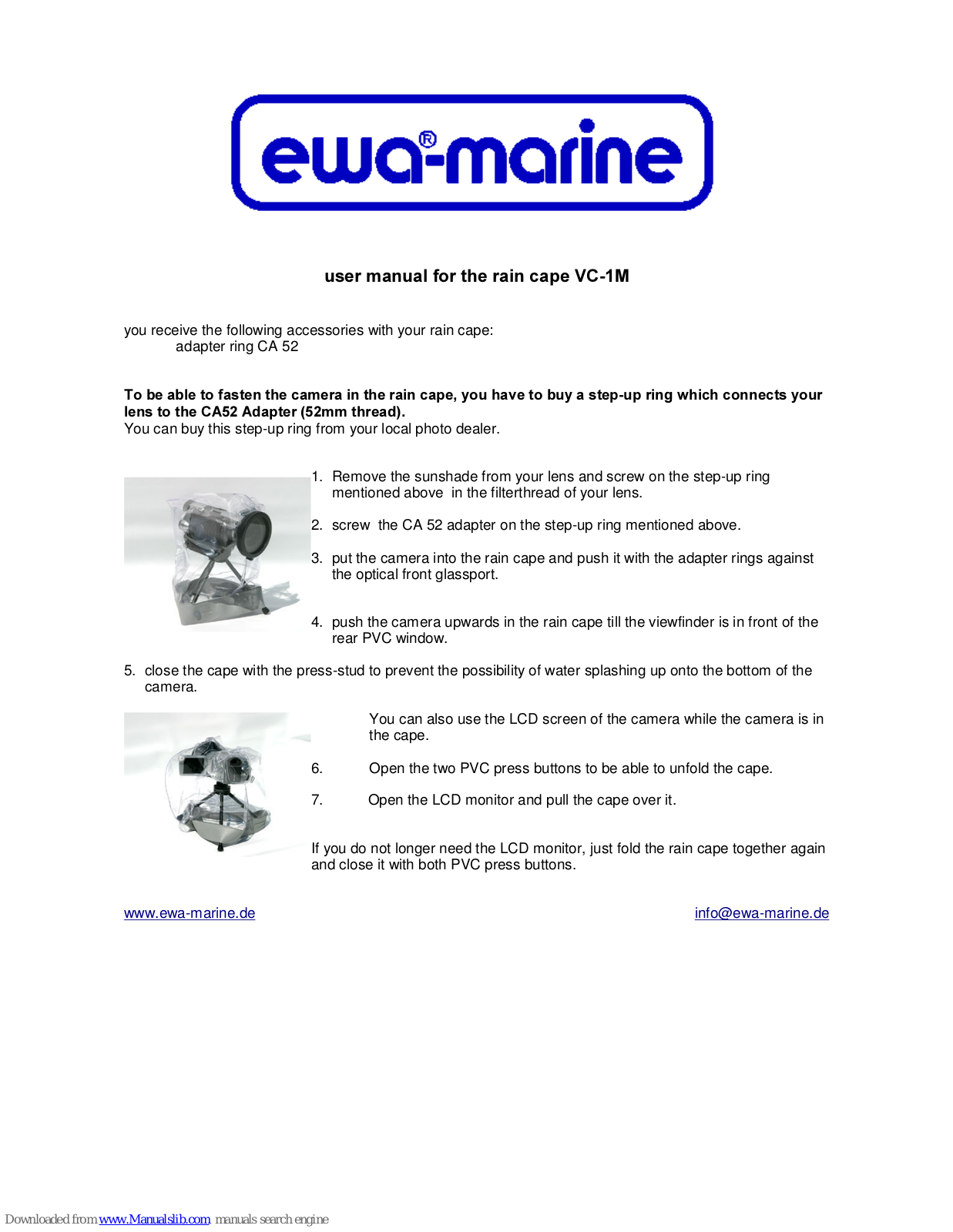 Ewa-Marine VC-1M User Manual